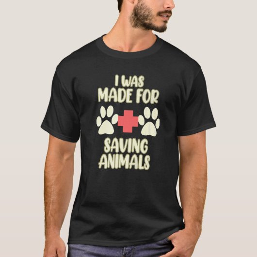 Dierlijke dierenarts Ve T-shirt (Voorkant)