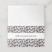 Dierlijke, dierlijk gedrukte, luipaard, cheetah plaatskaartje (Buitenkant ongevouwen)