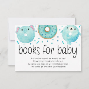 Dierlijke Donut Baby Sprinkle Books voor Baby Kaar Bedankkaart
