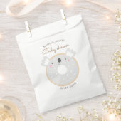 Dierlijke Donuts Schattige Baby shower Monogram Bedankzakje (Geknipt)
