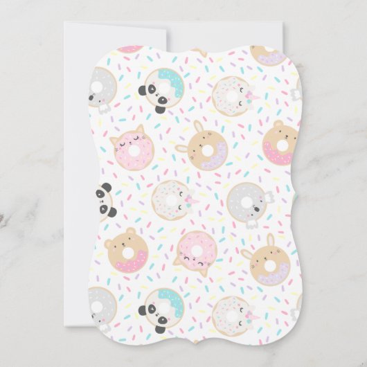 dierlijke donuts virtuele genderenquête kaart (Achterkant)