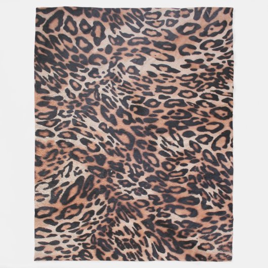 Dierlijke druk fleece deken (Voorkant)