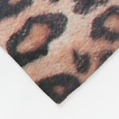 Dierlijke druk fleece deken (Hoek)