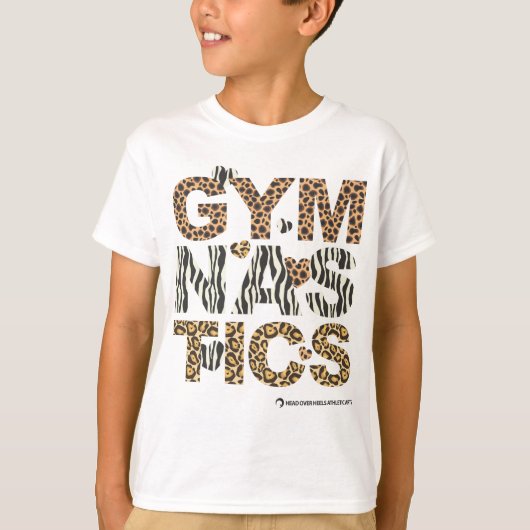 Dierlijke druk Gymnastiek T-shirt (Voorkant)