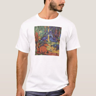 Dierlijke expressionisme Abstract design T-shirt