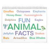 Dierlijke Fact Kalender (Hoes)