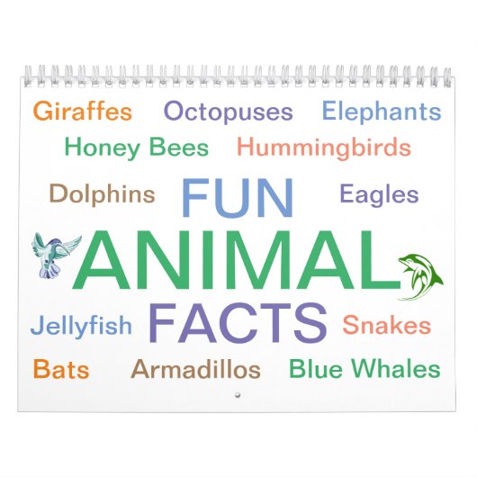 Dierlijke Fact Kalender (Hoes)