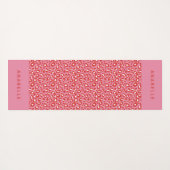 Dierlijke gedrukte moderne kleurrijke luipaard yogamat (Achterkant (horizontaal))