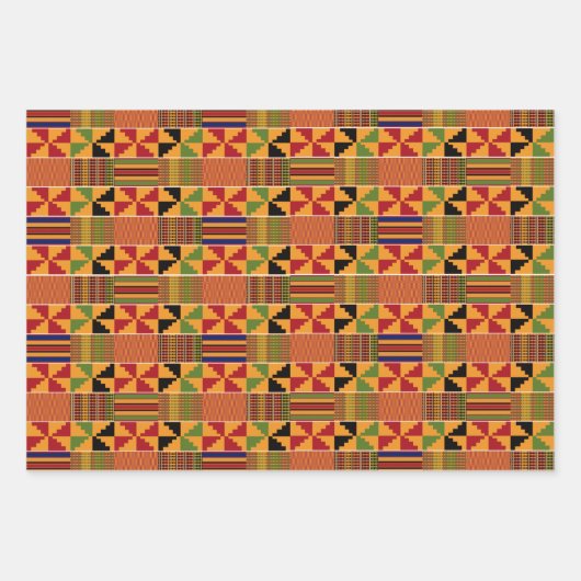 Dierlijke geente doek 3 Pack papierbladen Inpakpapier Vel (Voorkant 2)