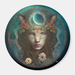 Dierlijke geest Mystical Fantasy Art Magneet