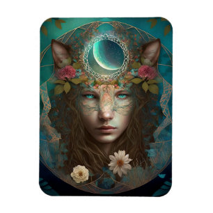 Dierlijke geest Mystical Fantasy Art Magneet