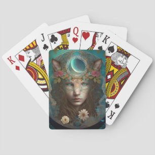 Dierlijke geest Mystical Fantasy Art Pokerkaarten