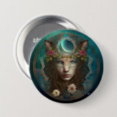 Dierlijke geest Mystical Fantasy Art Ronde Button 7,6 Cm (Voorkant /achterkant)