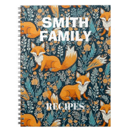 Dierlijke gepersonaliseerde keukenrecepten notitieboek