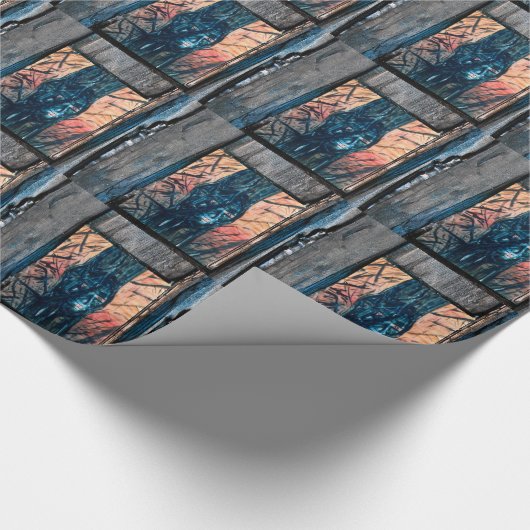 Dierlijke gids cadeaupapier (Hoek)