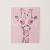 Dierlijke Giraffe Legpuzzel (Verticaal)