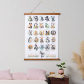 Dierlijke habets | Nursery Art Wall Hangend Wandkleed (Slaapkamer)