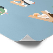 Dierlijke habets poster (Hoek)