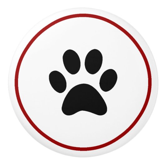 Dierlijke handpootjes voor het afdrukken van keram keramische knop (Voorkant)