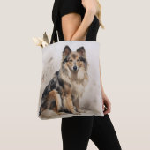 Dierlijke hond tote bag (Dichtbij)