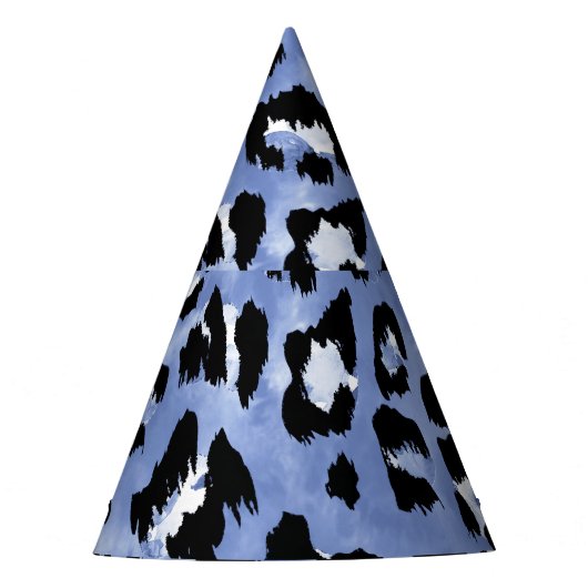 Dierlijke huid Allure: Waterverf Leopard Feesthoedjes (Voorkant)