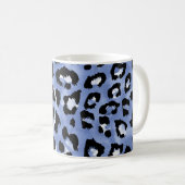 Dierlijke huid Allure: Waterverf Leopard Koffiemok (Voorkant rechts)