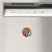 Dierlijke huid: creatief luipaardpatroon. magneet (Insitu (Vaatwasser))