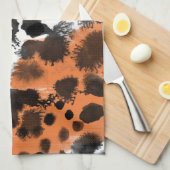 Dierlijke huid: creatief luipaardpatroon. theedoek (Quarter Fold)