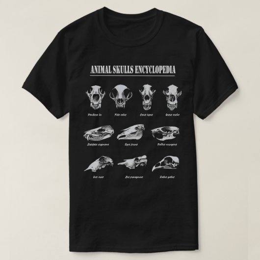 Dierlijke huid Encyclopedie 1 T-shirt (Design voorkant)