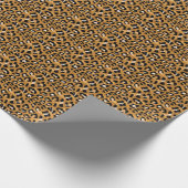 Dierlijke huid luipaard: waterverf. cadeaupapier (Hoek)