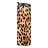Dierlijke huid: Waterverf gevlekt patroon. Thermosbeker (Geroteerd rechts)