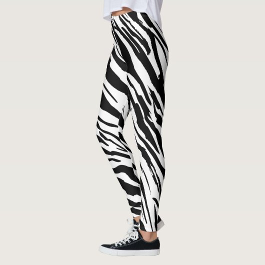 dierlijke huidafdruk leggings (Links)
