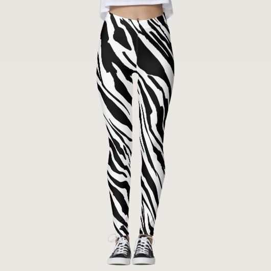 dierlijke huidafdruk leggings (Voorkant)