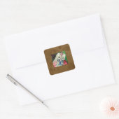 Dierlijke hybride 3 vierkante sticker (Envelop)