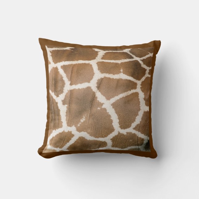 Dierlijke instincten (giraffe) met twee kanten kussen (Voorkant)