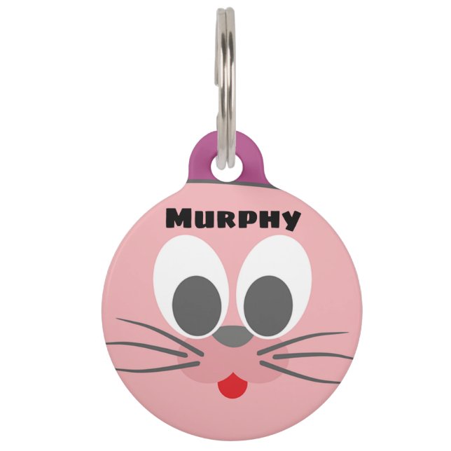 Dierlijke kant huisdierpenning (Voorkant)