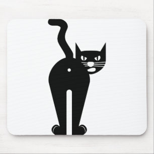 Dierlijke kat Mammal Silhouette Muismat