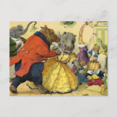 Dierlijke Kerstbal Feestdagenkaart (Voorkant)