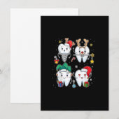 Dierlijke kerstgebitsondersteentest voor gebitsgeb kaart (Voorkant / Achterkant)