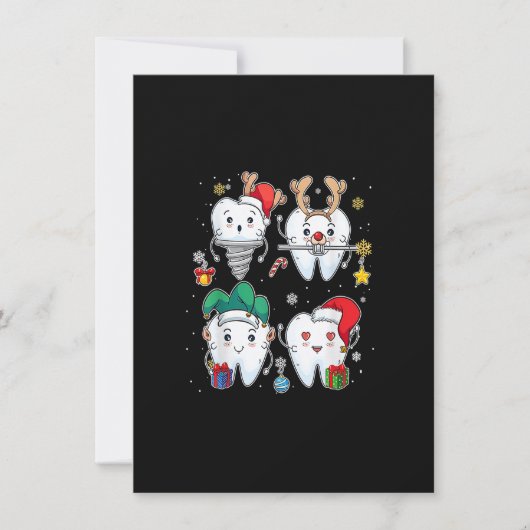 Dierlijke kerstgebitsondersteentest voor gebitsgeb kaart (Voorkant)