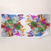 Dierlijke kerstkeuken met handdoeken gedenkdag (Voorkant)