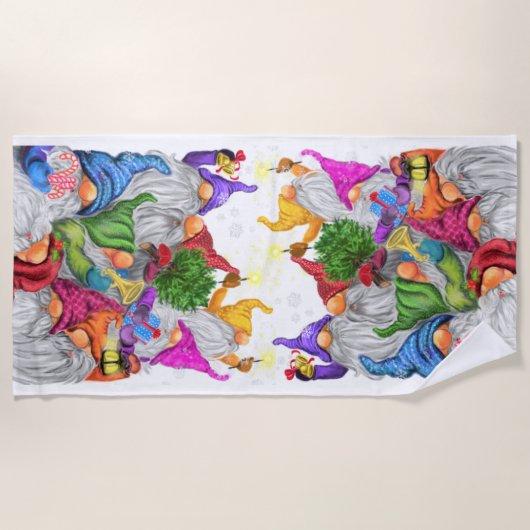 Dierlijke kerstkeuken met handdoeken gedenkdag (Voorkant)