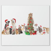 DIERLIJKE Kerstmutsen MET KERSTBOOM CADEAUVERPAKKI Cadeaupapier (Vlak)