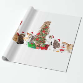 DIERLIJKE Kerstmutsen MET KERSTBOOM CADEAUVERPAKKI Cadeaupapier