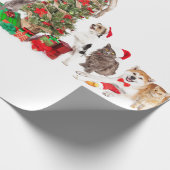 DIERLIJKE Kerstmutsen MET KERSTBOOM CADEAUVERPAKKI Cadeaupapier (Hoek)