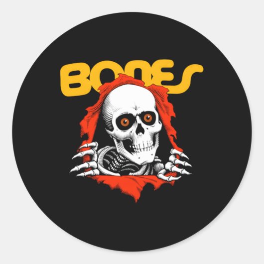 Dierlijke kin heb je hem gezien ronde sticker (Voorkant)