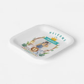 Dierlijke Kinder voorschoolse Afstuderen viering Papieren Bordje (Gebogen)