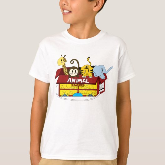 Dierlijke Kinderen T-shirt (Voorkant)
