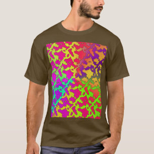 Dierlijke Koe Print Kleurrijke Koe Patroon T-shirt