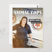 Dierlijke koppen Phoenix: Ruthie Post Card Briefkaart (Voorkant / Achterkant)